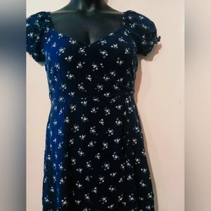 Hollister Navy Blue Wrap Dress Small